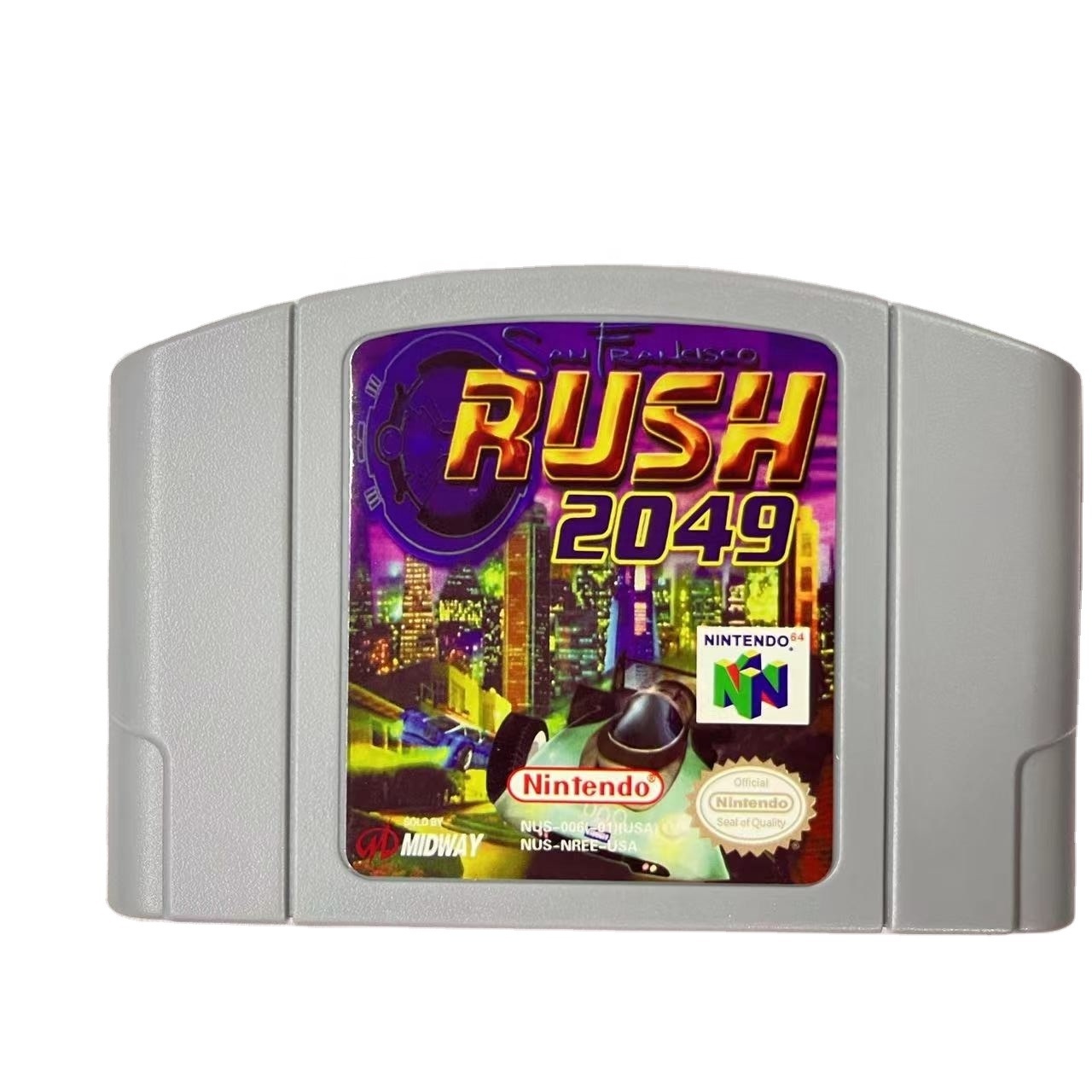 San Francisco Rush 2049 Video N64 Game Cartridges for Nintendo 64 USA NTSC Version Retro Viedeo 512 Bit N64 Cartridges Consoles