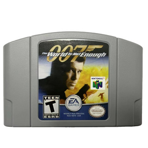 007 The World is Not Enough N64 Game Card Series For Nintendo's 64  Video Game Consoles USA NTSC Version N64 Game Cartridge