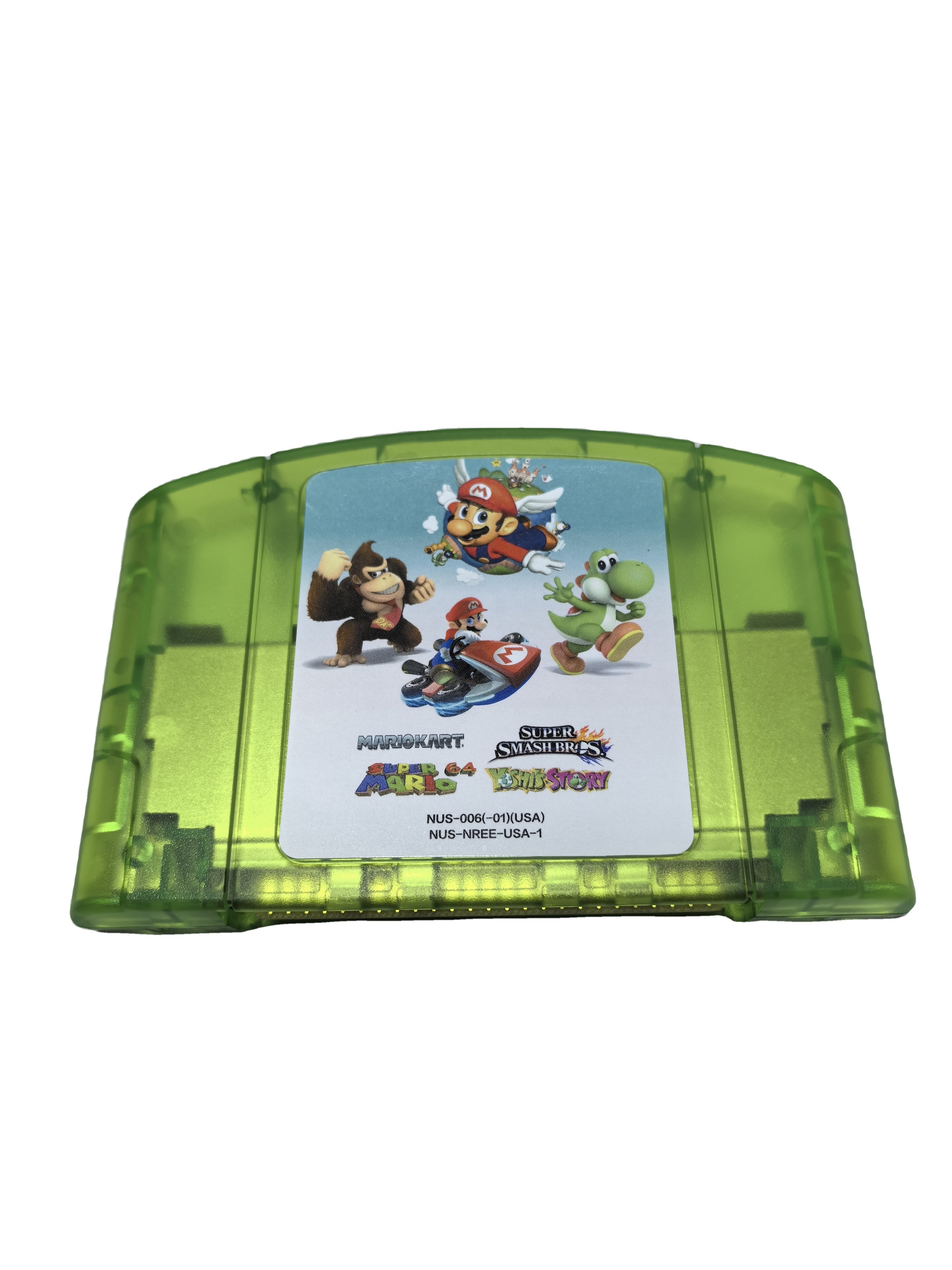 Super 4 in 1 Game remix Mario Kart 64 Super Smash bros Super Mario 64  Yoshis Story N64 Game Card for Nintendo 64 game cartridge