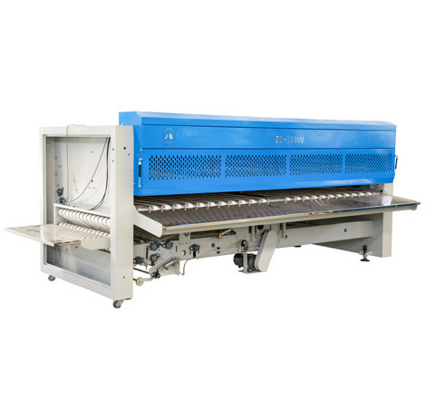 Automatic linen sheet folding hotel washing plant equipment industrial folding machine