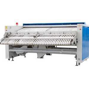 Automatic linen sheet folding hotel washing plant equipment industrial folding machine