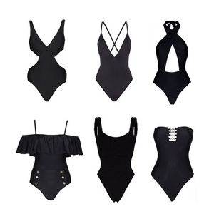 JSN9203453 Women's fashion one piece swimsuit manufacturer customized high quality sexy beach swimwear with your own LOGO