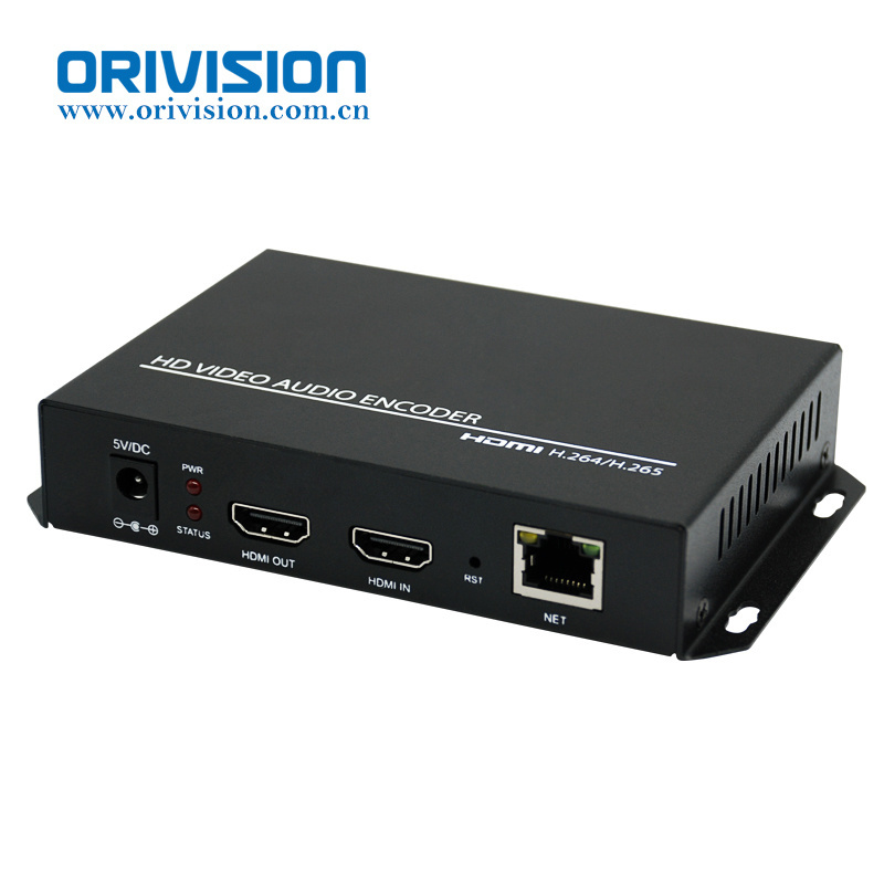 ORIVISION 1080P30 HD Encoder H265 H264 HDMI to IP Encoder For Youtube Facebook