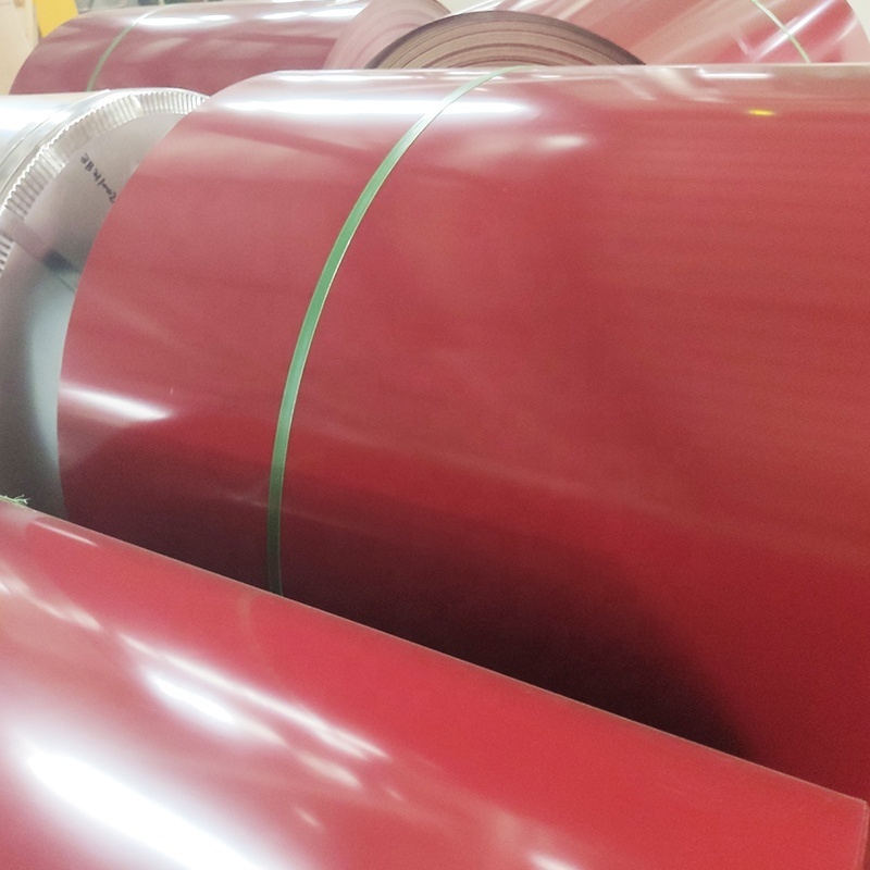 Cold rolled steel coil / PPGI color coated steel plate / zinc aluminum roofing coil from Jiangsu