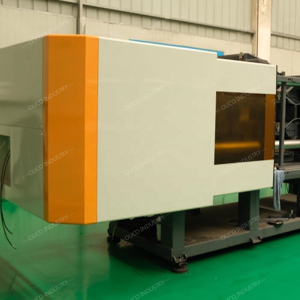 OUCO 480T High Efficiency Hydraulic Servo Household Plastic Nut Snack Plate Horizontal Injection Molding Machine