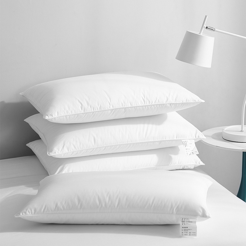 Wholesale Soft  100% Organic Cotton Waterproof Pillow Protector White Pillow Case 100% Cotton Cheap Pillow