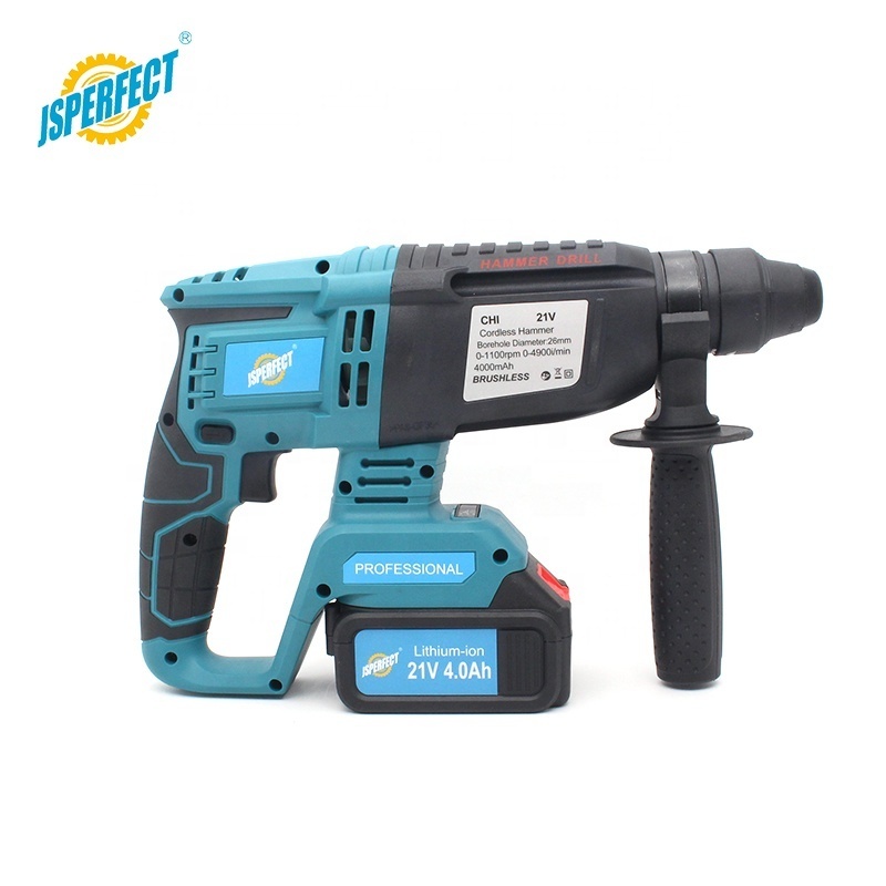 Multifunctional power tools cordless impact rotary hammer drill cordless rotary 20v hammer