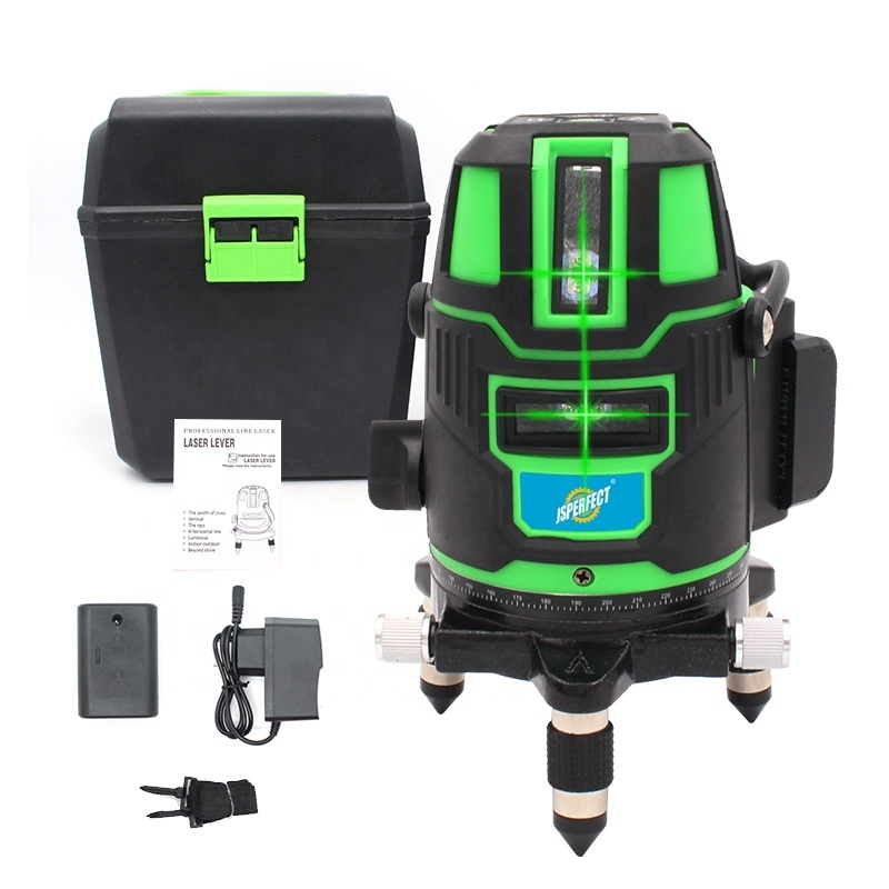 Green beam 5 lines new self levling laser level measure