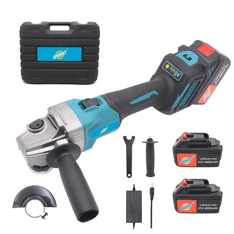 18V angle grinder cordless grinder brushless grinding tools