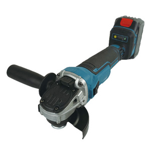 Durable Power Tools 21V Brushless Lithium Angle Grinder Made In China Battery Slide Surface Conditioning Tool 18200RPM