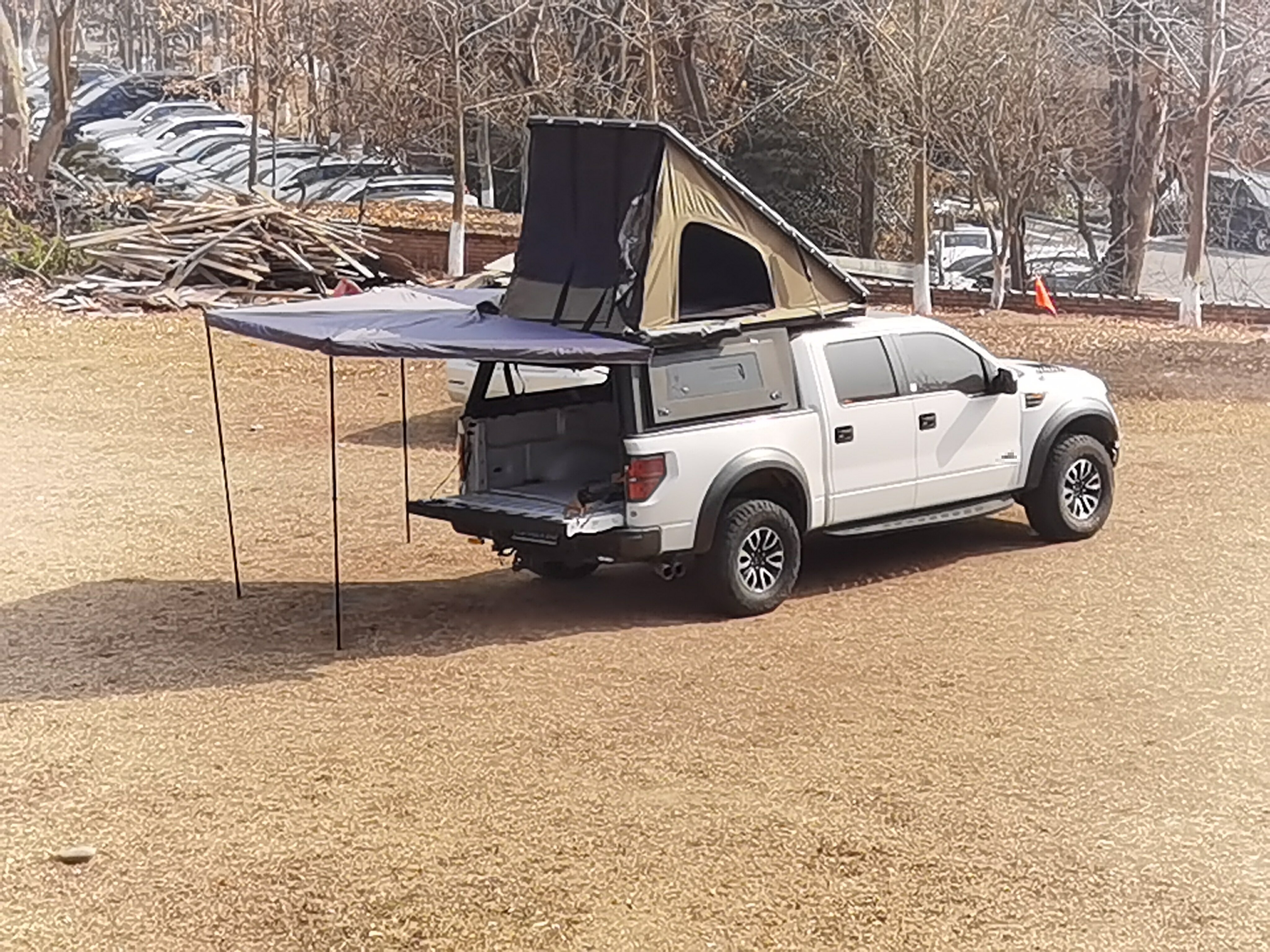 Truck Pickup Rooftent Truck Canopy Rooftop Tent Camper For Ford F150 SVT RAPTOR