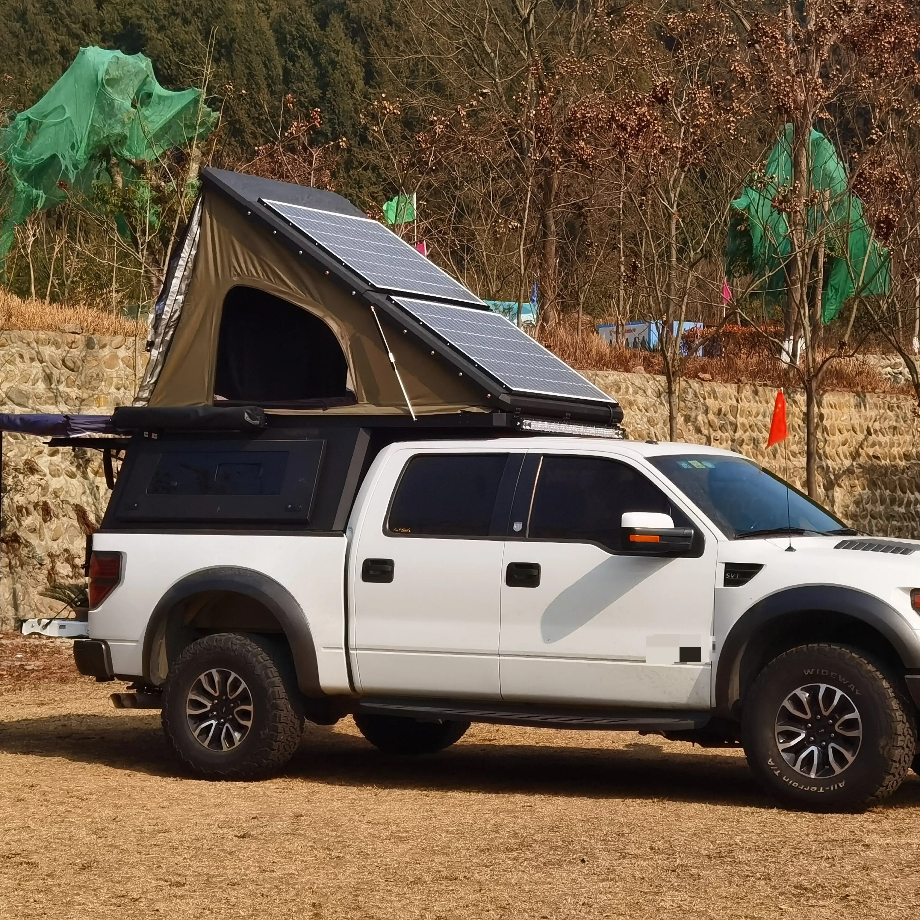 Truck Pickup Rooftent Truck Canopy Rooftop Tent Camper For Ford F150 SVT RAPTOR