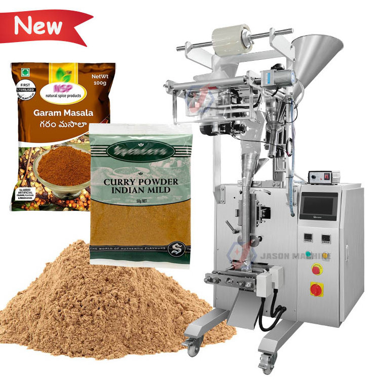 Automatic vertical powder sachet packaging machine garam masala curry powder spice packing machine