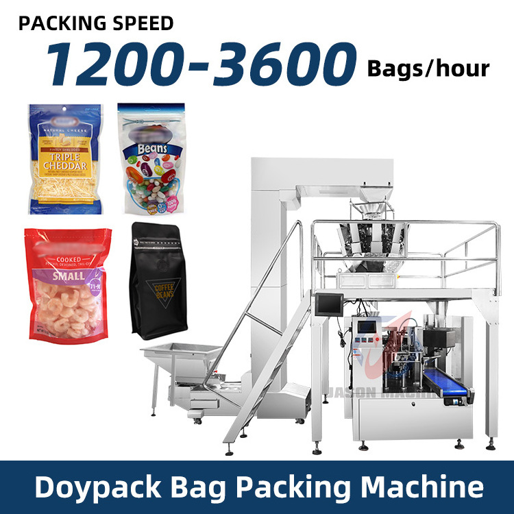 High accuracy automatic multihead weigher pouch bag granular ice cube packaging machine