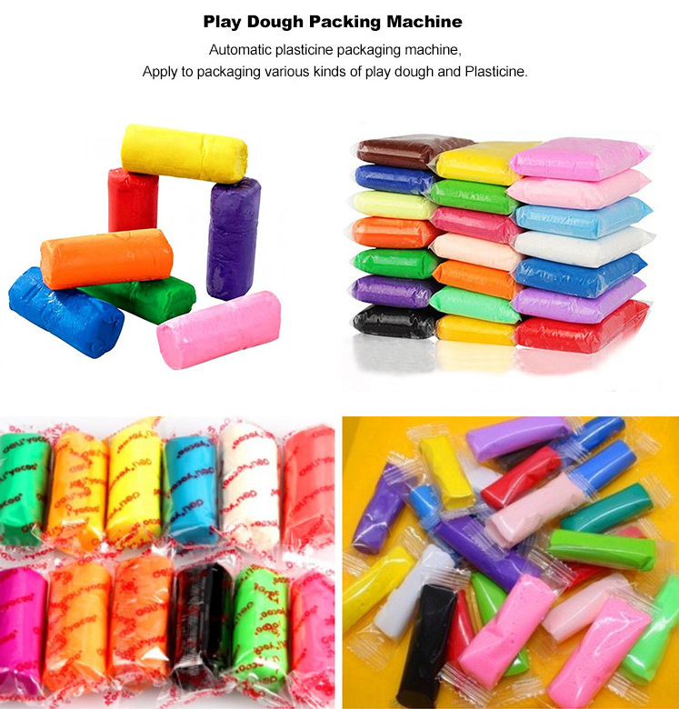 Easy to operate automatic plasticine play dough packing machine