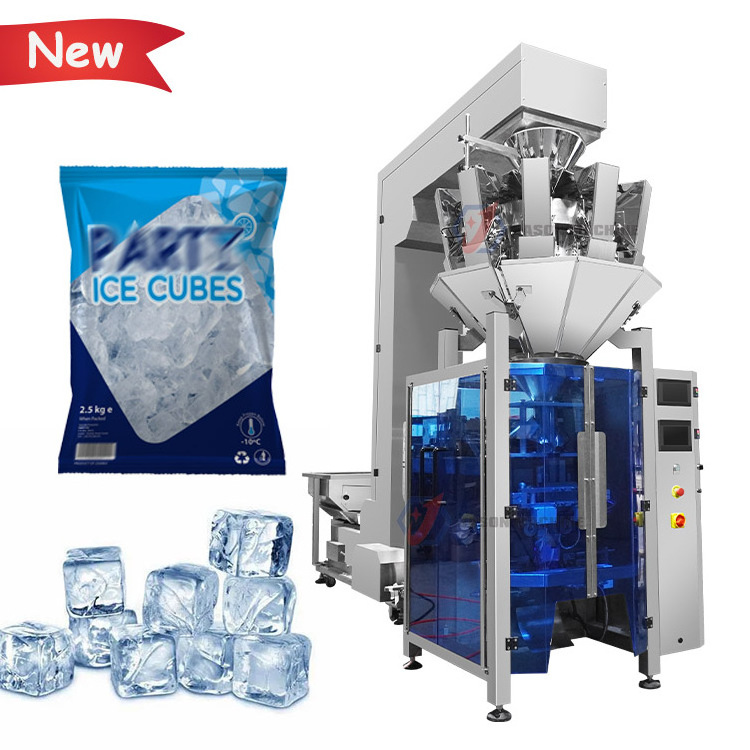 High accuracy automatic multihead weigher pouch bag granular ice cube packaging machine