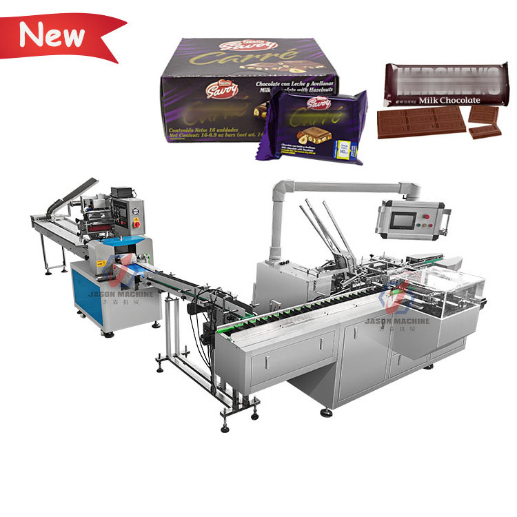 Chocolate packaging machine automatic cartoning chocolate bars box packing machine manufacturers