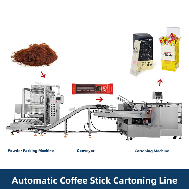 High speed automatic corn dogs cartoning machine beef sticks carton packing machine