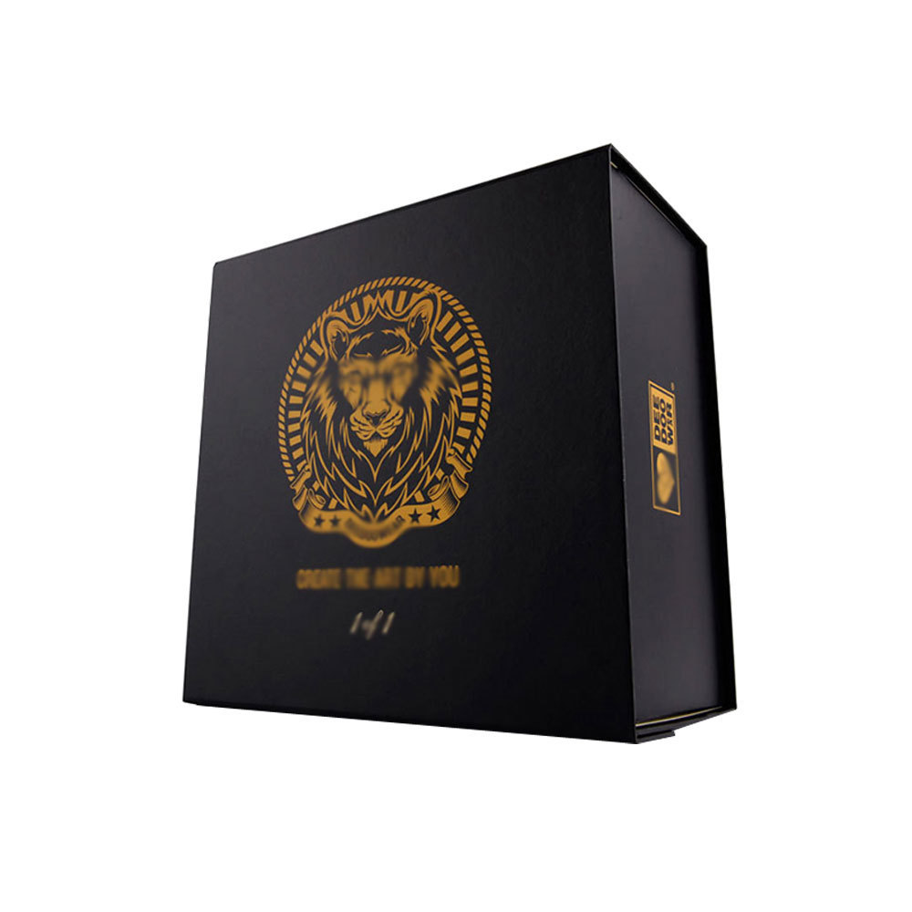 Luxury Custom Logo Collapsible Cardboard Hat Handbags Shoe Gift Folding Box With Magnetic Closure And Ribbon Wholesale Gift Box