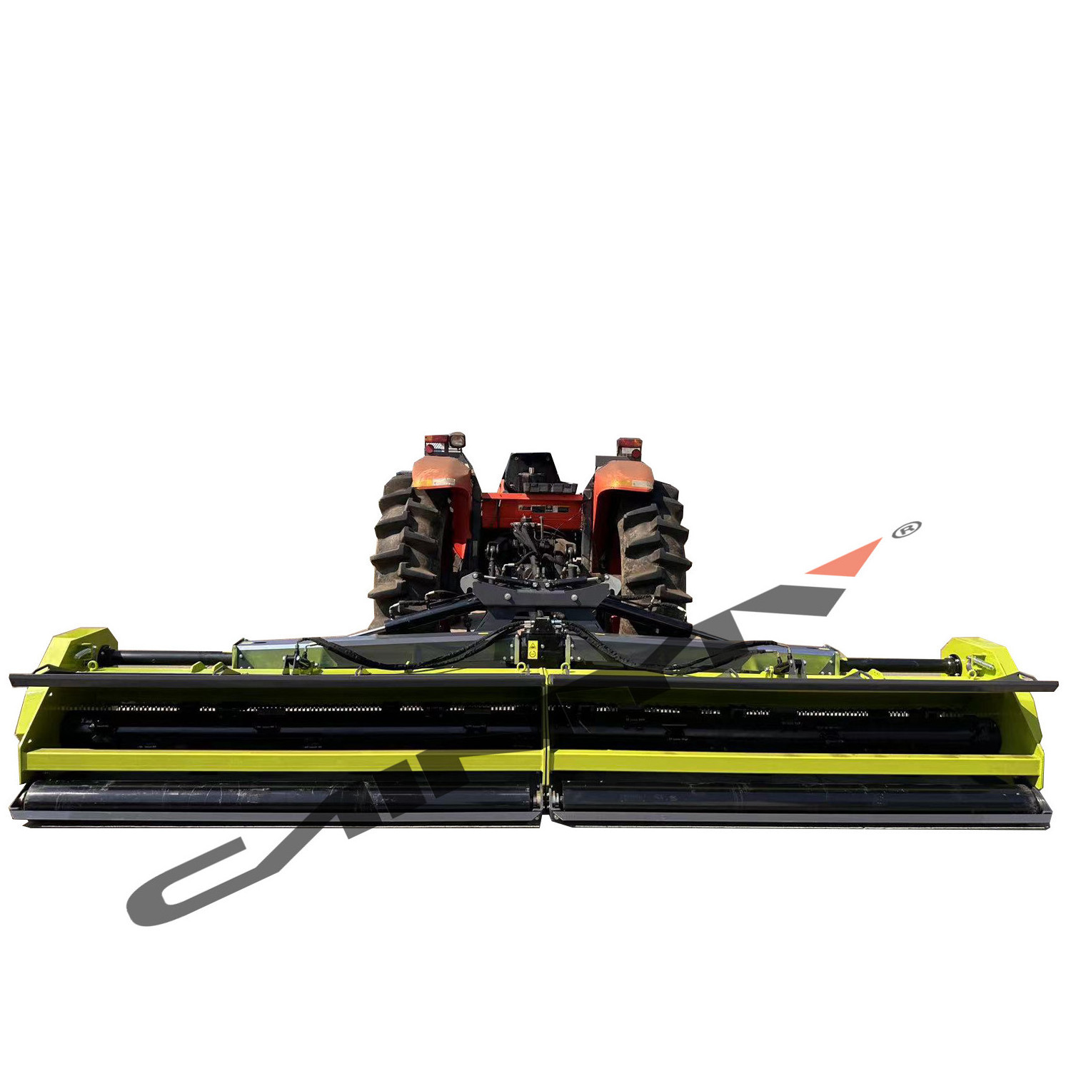 super heavy  Hydraulically controlled folding lawn mower with real door Grass Mower Lawn Mower tractor pto