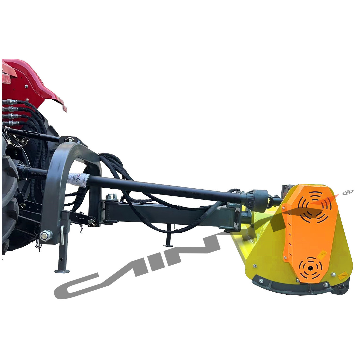 Farm Tractor Pto Mower 3 Point Hitched Tractor Hydraulic Verge Mulcher Light Side Flail Mowers  Lawn Mower Grass Cutter