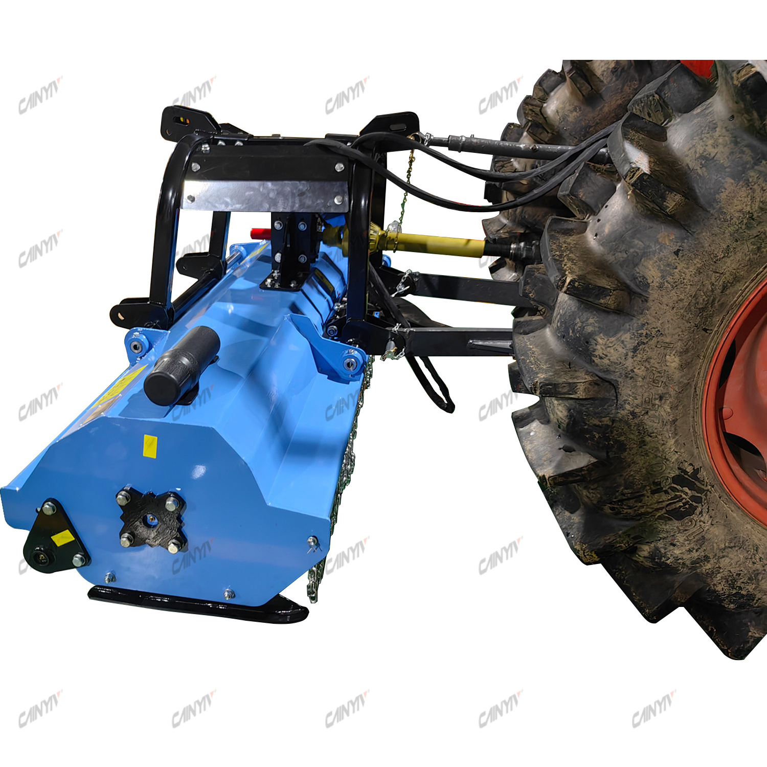 AG 140 Heavy Duty Lawn Mower farming equipment with Front and Rear 3-Point Tractor Hitch