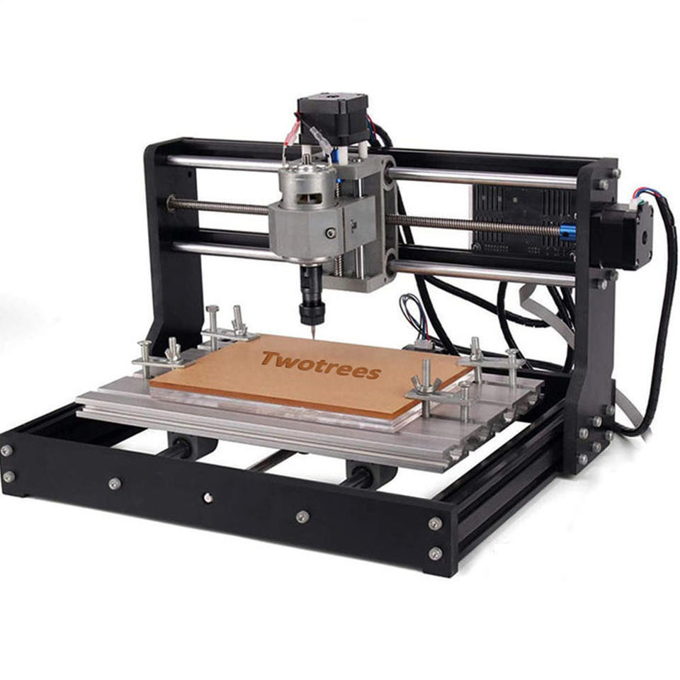 Hot Sale Twotrees Diy Cnc 3018 Pro Mini Cnc Wood Router 3 Axis Laser Engraving Machine And Wood Routers