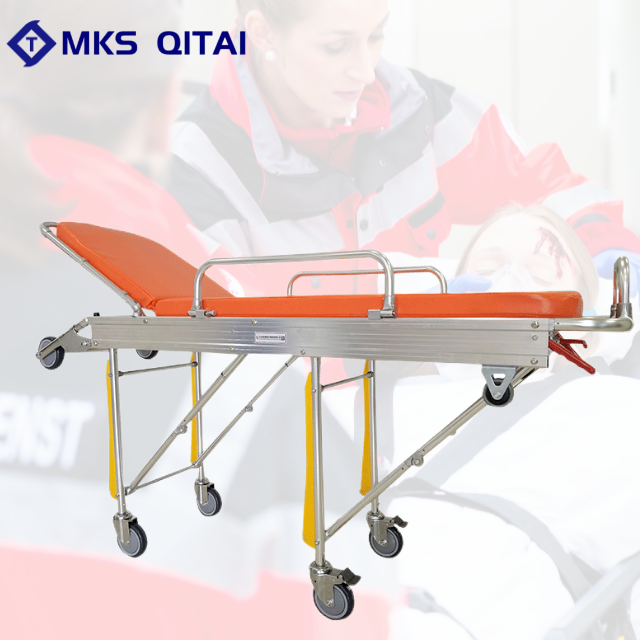 Ambulance Adjust Stretcher Collapsible Ambulance Stretcher Wheeled Ambulance Stretcher Equipment