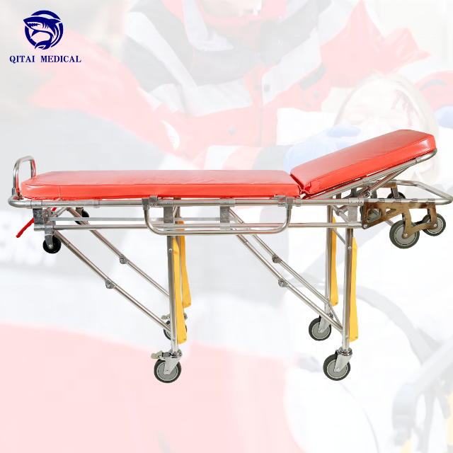 Ambulance folding hospital stretcher