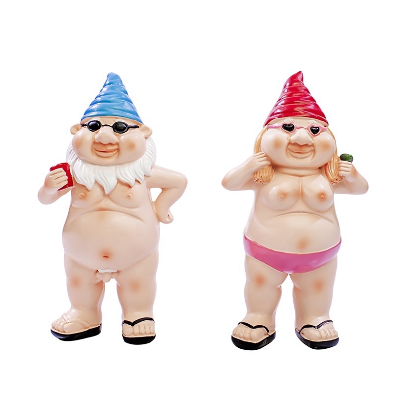 Mini Gnomes Dwarf Fairy  Funny Outdoor Mini Sexy Naked  Gnome shower naked gnome