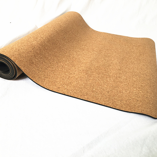 Best Selling Portuguese Cork TPE Yoga Mat Non-Slip Cork Natural Material