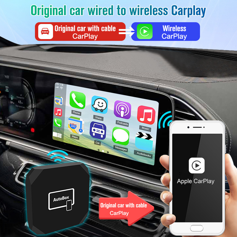 mini wireless apple carplay smart box android auto android 12 carplay ai box