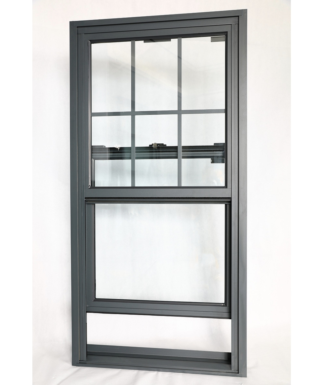 RG UXZ83 latest design Lift up window energy conservation Single-hung window aluminium up down sliding window