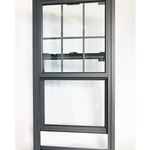 RG UXZ83 latest design Lift up window energy conservation Single-hung window aluminium up down sliding window