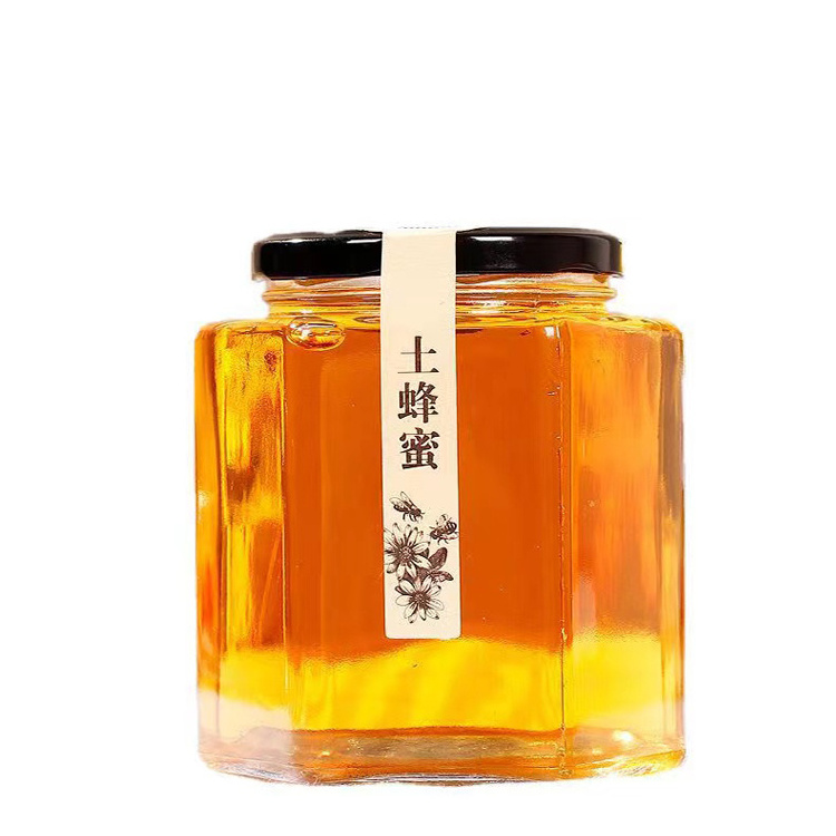 Top Sale Empty Honey Jars Honey Jar 0.5L Ceramic Jar Honey In Stock Wholesale Small Sauce Containers