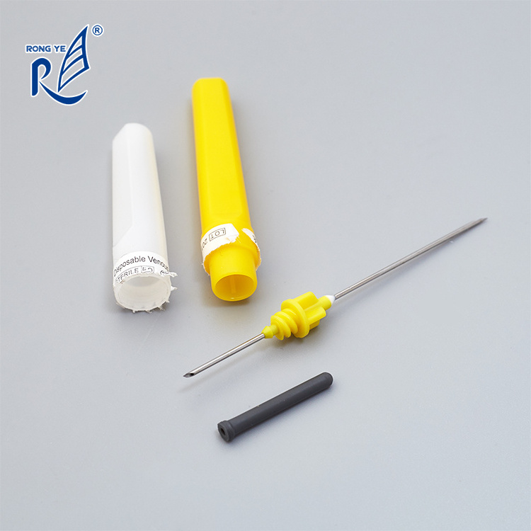 Medical disposable butterfly venous blood collection tube needle