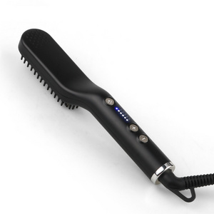 Professional Styling Home Salon Beard Straightener For Men Hair Brush Men's hair straightening comb