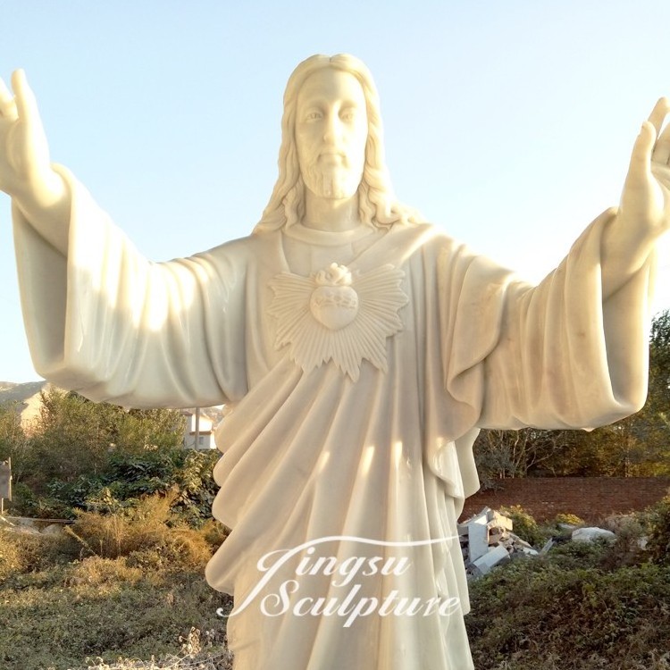 Marble carving life size jesus christ statue for decoration