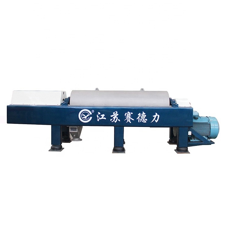 Fully automated operation decanter centrifuge test used for low solids concentration slurries