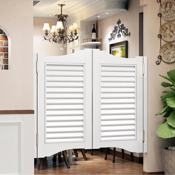 The Best and Cheapest wooden small restaurant kitchen swing door Solid Wood Saloon Door Includes Hinges for Kitchen