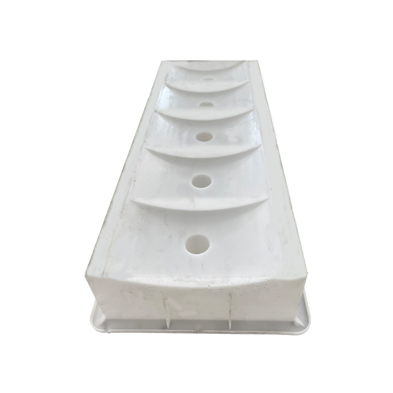 Hot-selling trough drainage groove curb gutter cover plate plastic mold cement block prefabricated block curb plastic mold