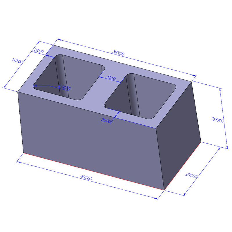 precision Nanometer interlock concrete brick plate hollow plastic block mold