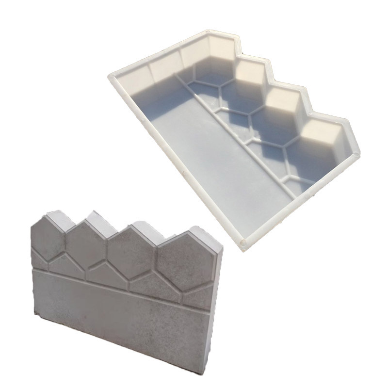 Diamond Rubber Concrete Mould Interlocking Plastic Paver Block Mold