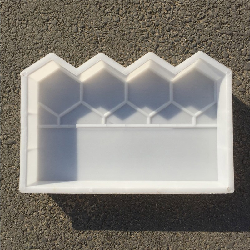 Diamond Rubber Concrete Mould Interlocking Plastic Paver Block Mold