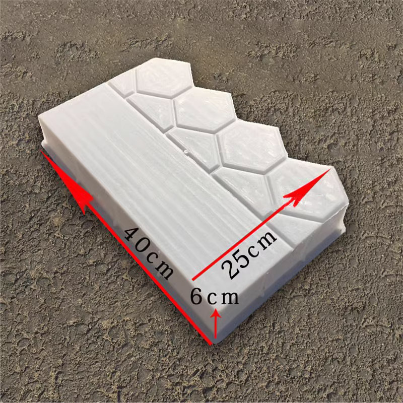 Diamond Rubber Concrete Mould Interlocking Plastic Paver Block Mold