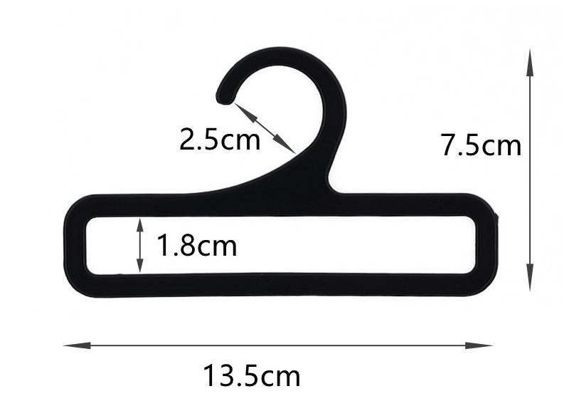 free sample Elegant plastic  hanger scarf display hangers for cloths black  plastic towel scarf hanger transparent white