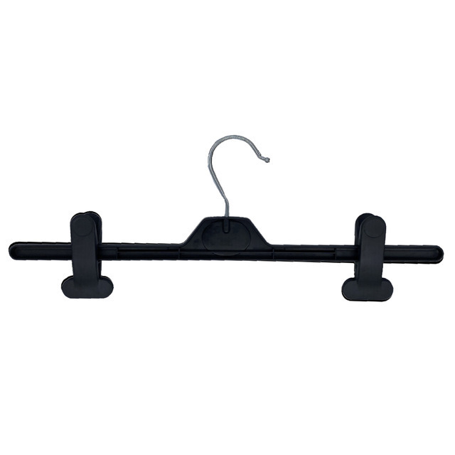 Plastic Pant Hanger and Skirt clip Customization hanger  metal hooks colored Plastic hanging rack clips  For Market Clip Hanger