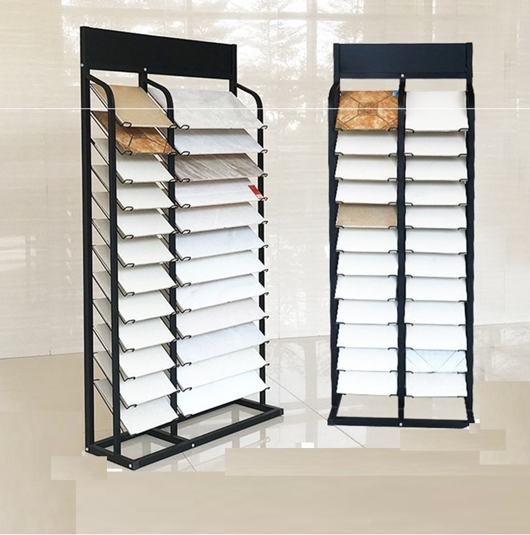 DECORATIVE TILE DISPLAY STAND CARPET DISPLAY RACK