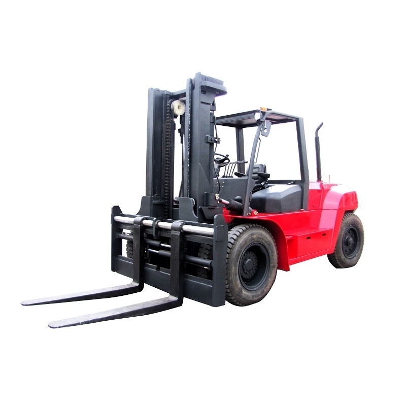 container diesel forklift montacargas 10 ton forklift truck with fork positioner and ac cabin