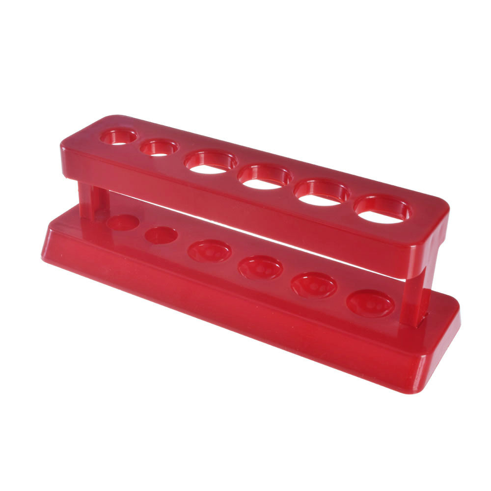 2023 Special Hot Selling Laboratory Test Tube Rack 12mm 16mm Abs Six Hole Holder Function Test Tube Rack With Rack